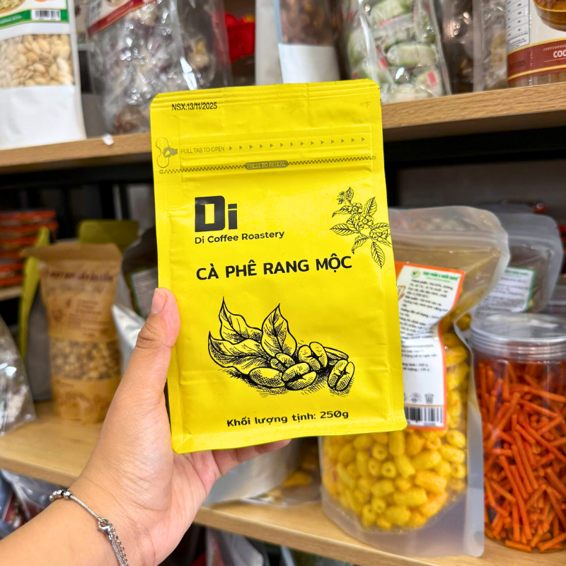 Mặt trước gói cà phê 250g