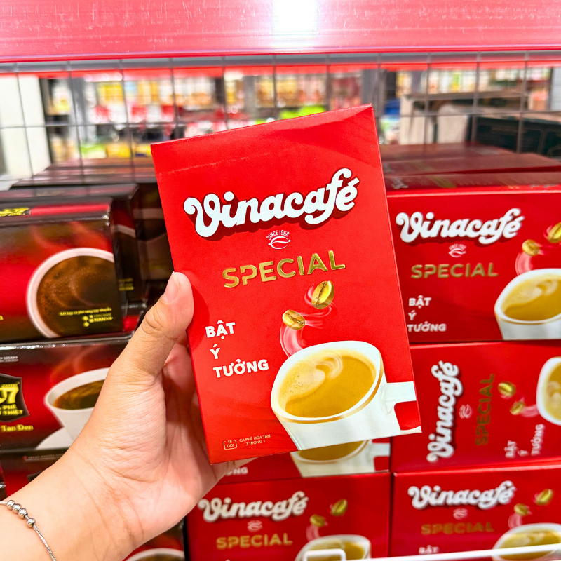 Hình ảnh mặt trước hộp cà phê