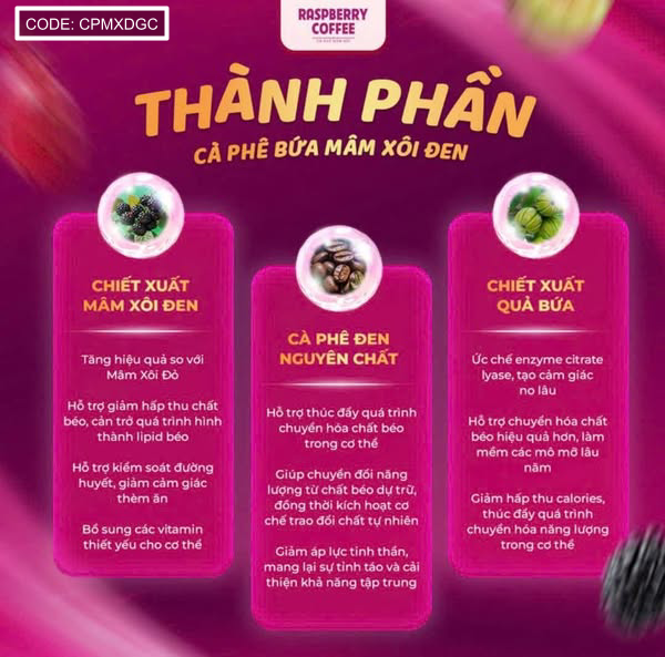 Hình minh họa các thành phần nổi bật của sản phẩm