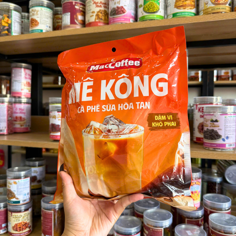 Cà Phê Mê Kông Cà Phê Sữa Hòa Tan Đậm Vị MacCoffee 20 Gói