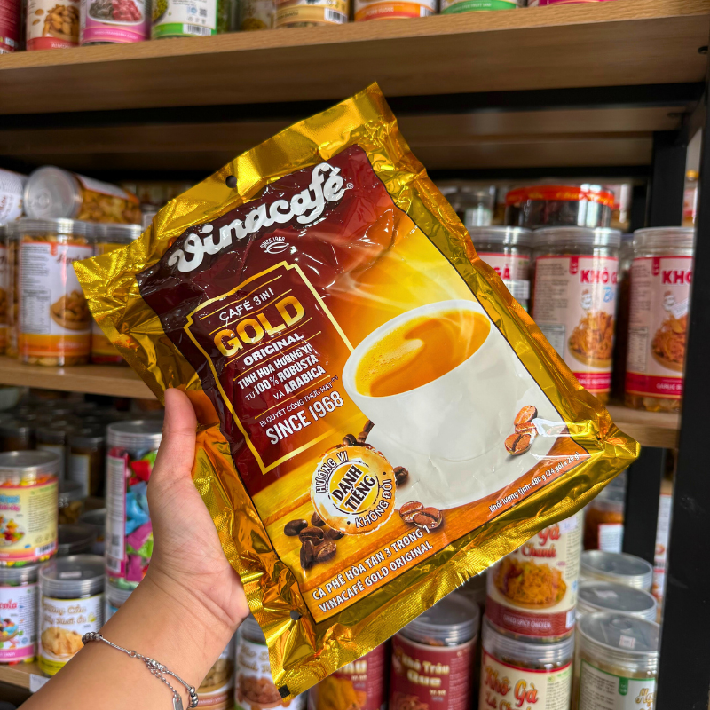 Bao bì Gold Original tông vàng nâu dễ nhận biết