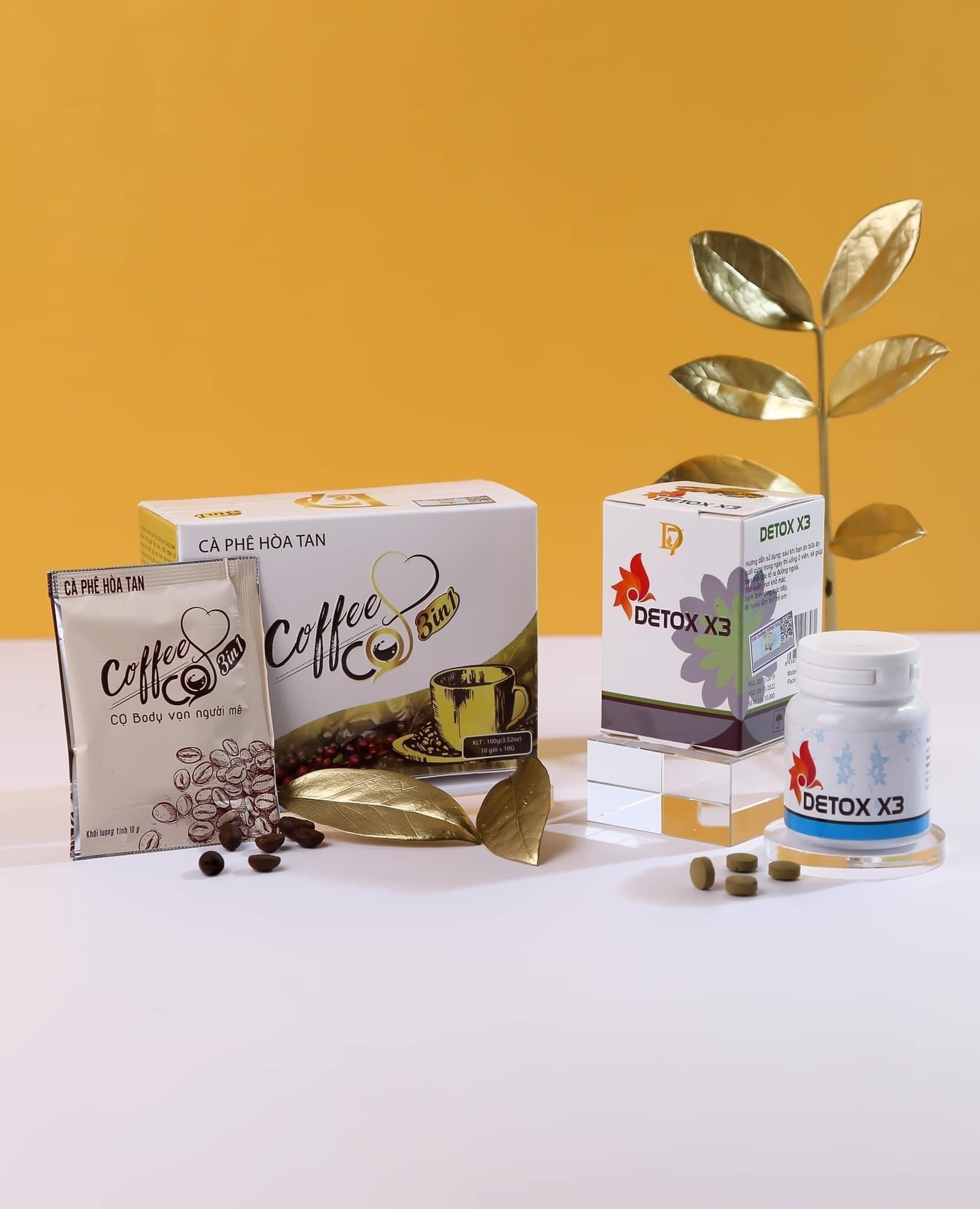 Cà phê hòa tan CQ Slim Coffee 3in1 Chanel Châu