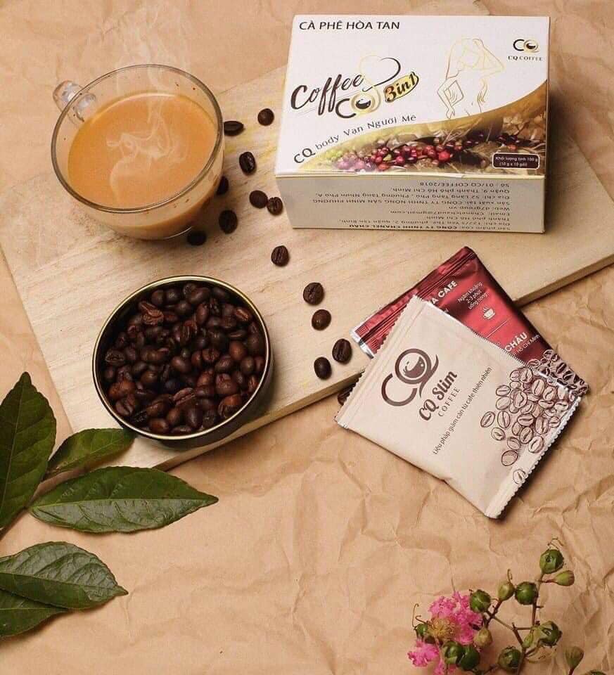 Cà phê hòa tan CQ Slim Coffee 3in1 Chanel Châu