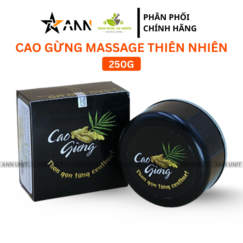 Cao Gừng Tan Mỡ Bụng Thiên Nhiên Việt 250g