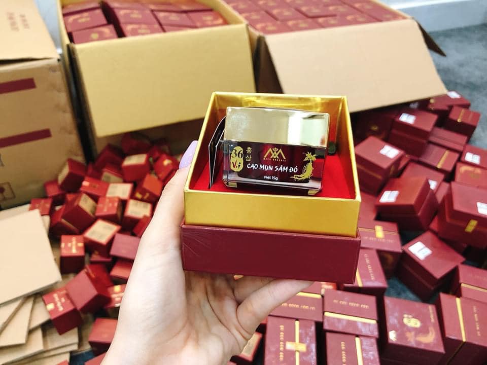 Cao mụn sâm đỏ đặc trị tất cả các loại mụn ẩn, đầu đen, sưng, mủ, bọc.v..v