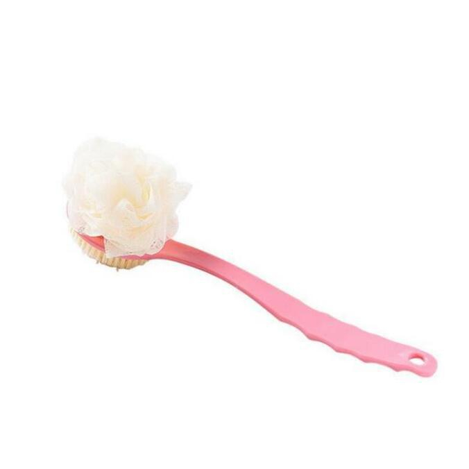 Cây Chà Lưng 2 Đầu Có Bông Tắm 35cm