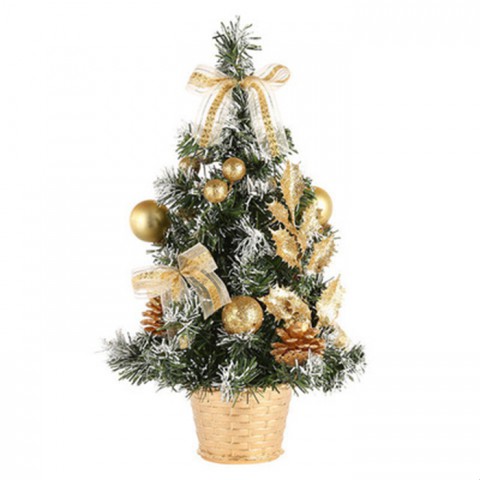 Cây Thông Noel Để Bàn Kèm Đèn Và Phụ Kiện 40cm
