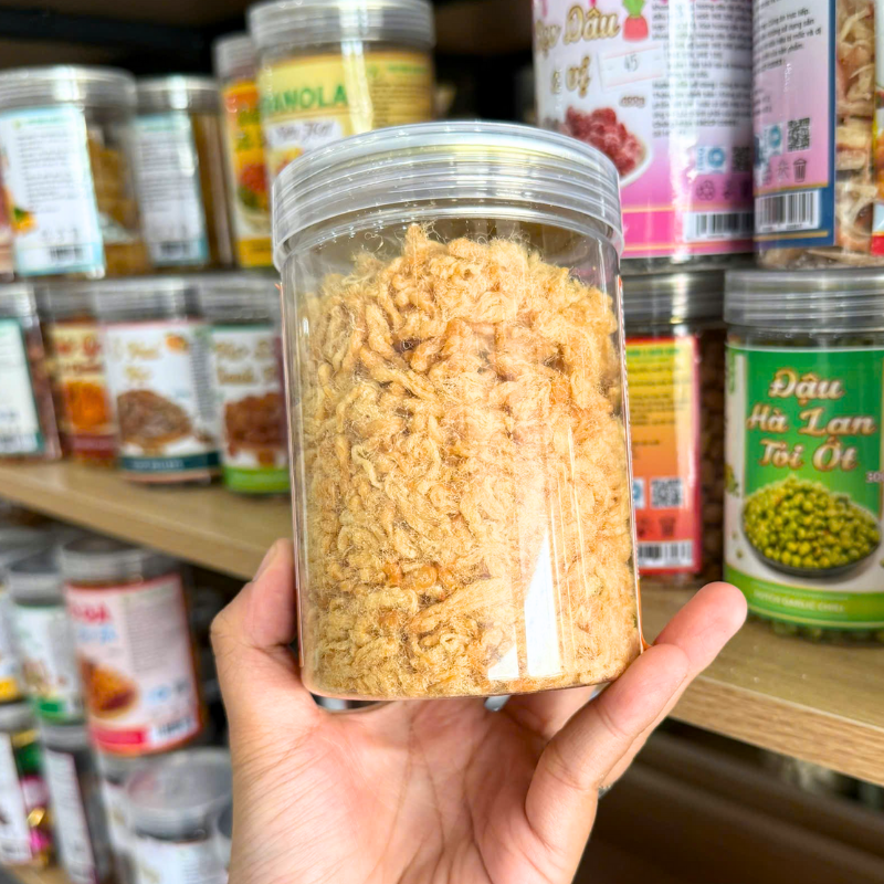 Chà Bông Heo Xù Đặc Biệt 250g Hộp PET