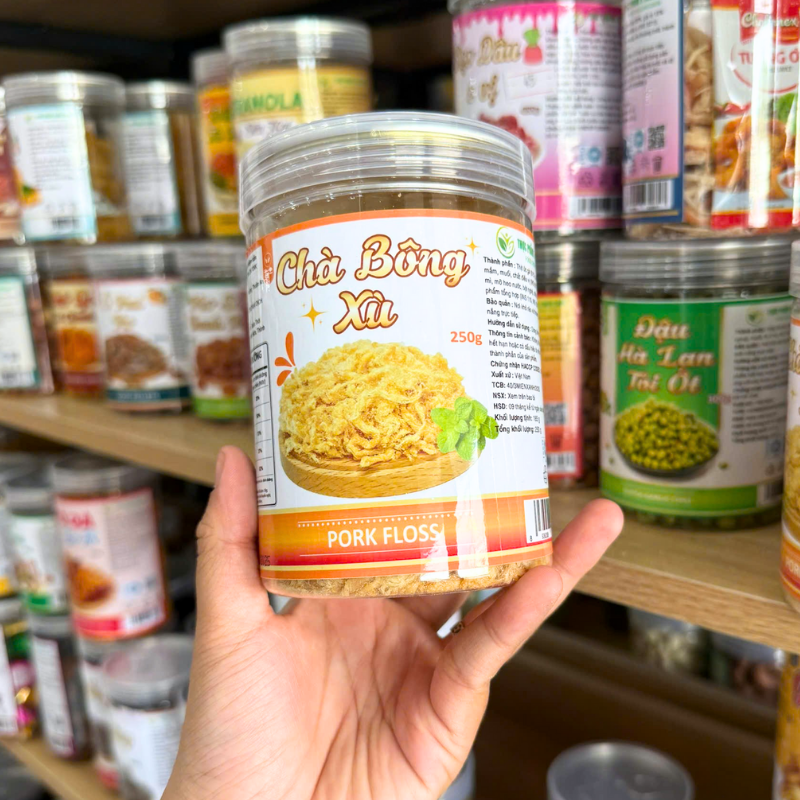 Hình ảnh mặt trước hộp với quy cách 250g