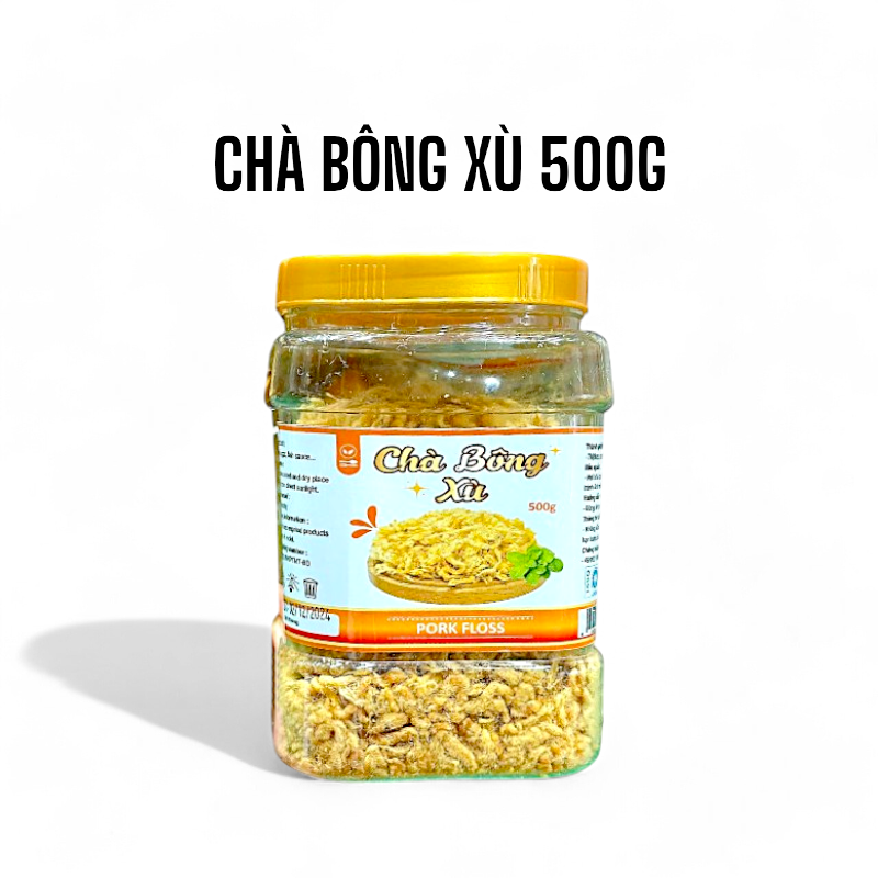 Chà Bông Xù Hộp 500g