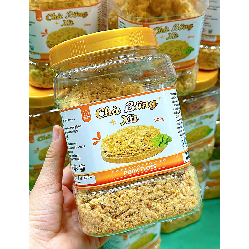 Chà Bông Xù Hộp 500g