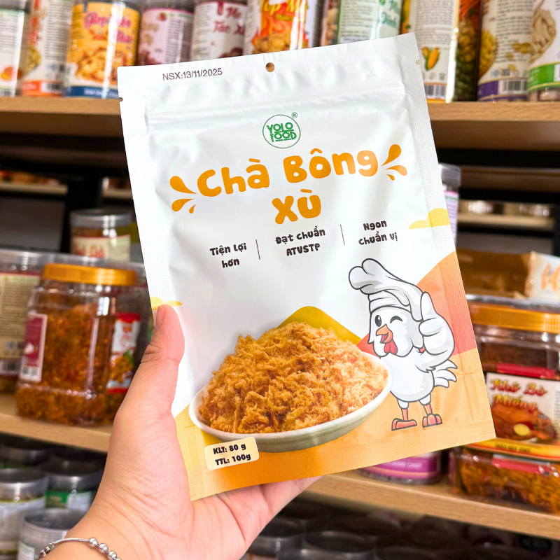 Hình ảnh Chà Bông Xù YOLO Thơm Ngon - Gói 100g trong bộ sưu tập Yolo Food