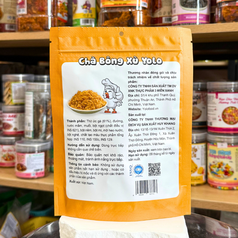 Thông tin thành phần và hướng dẫn sử dụng in trên bao bì