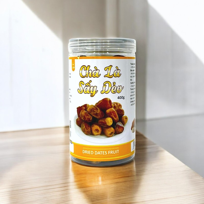 Chà Là Sấy Dẻo Thơm Ngon 400g Hộp