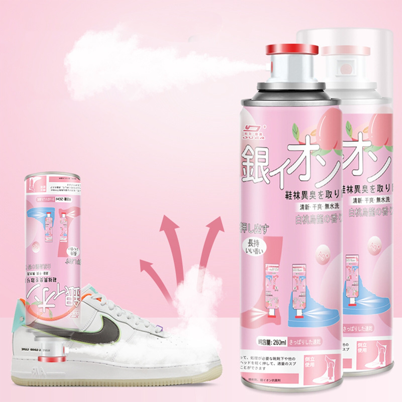 Chai Xịt Khử Mùi Hôi Giày Hoa Anh Đào 260ml