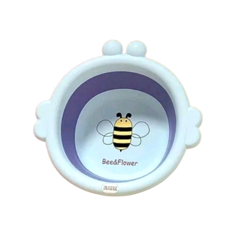 Chậu Gấp Gọn Silicone Hình Con Ong 33x31,5x4 Cm