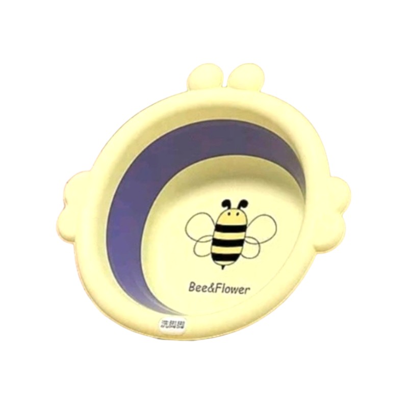 Chậu Gấp Gọn Silicone Hình Con Ong 33x31,5x4 Cm