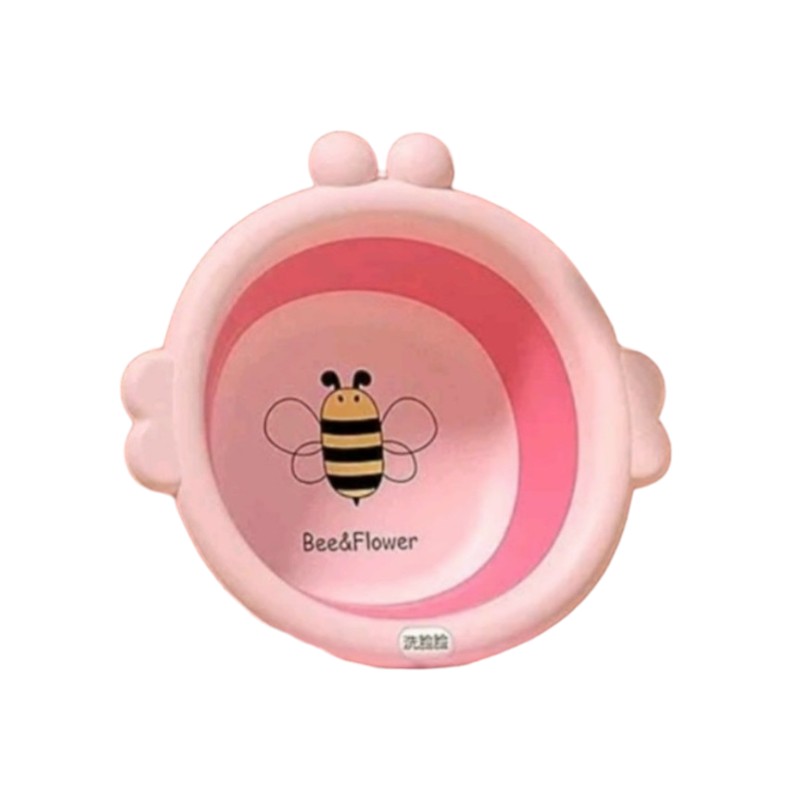 Chậu Gấp Gọn Silicone Hình Con Ong 33x31,5x4 Cm