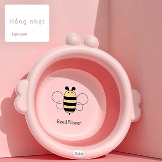 Chậu Gấp Gọn Silicone Hình Con Ong 33x31,5x4 Cm