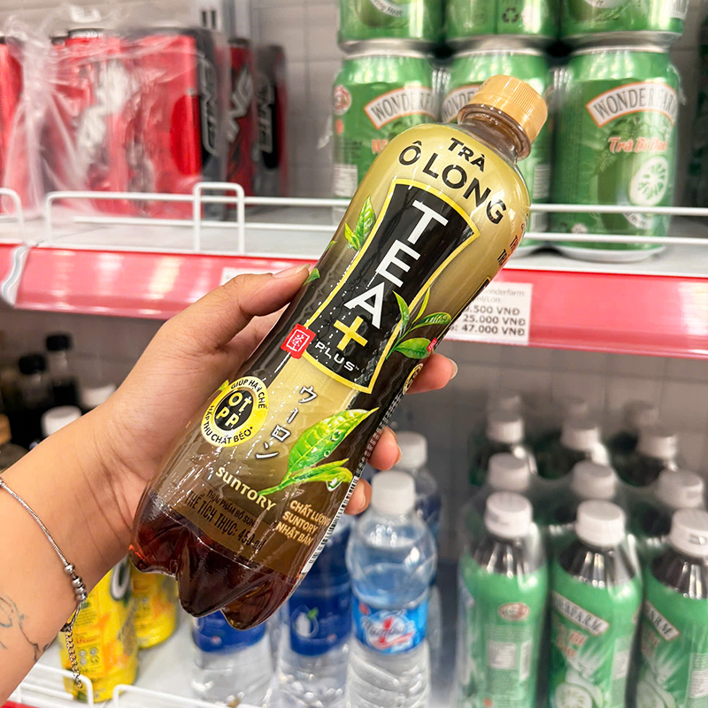 3 Chai Trà Ô Lông Tea + Plus Vị Truyền Thống (450ml/Chai)
