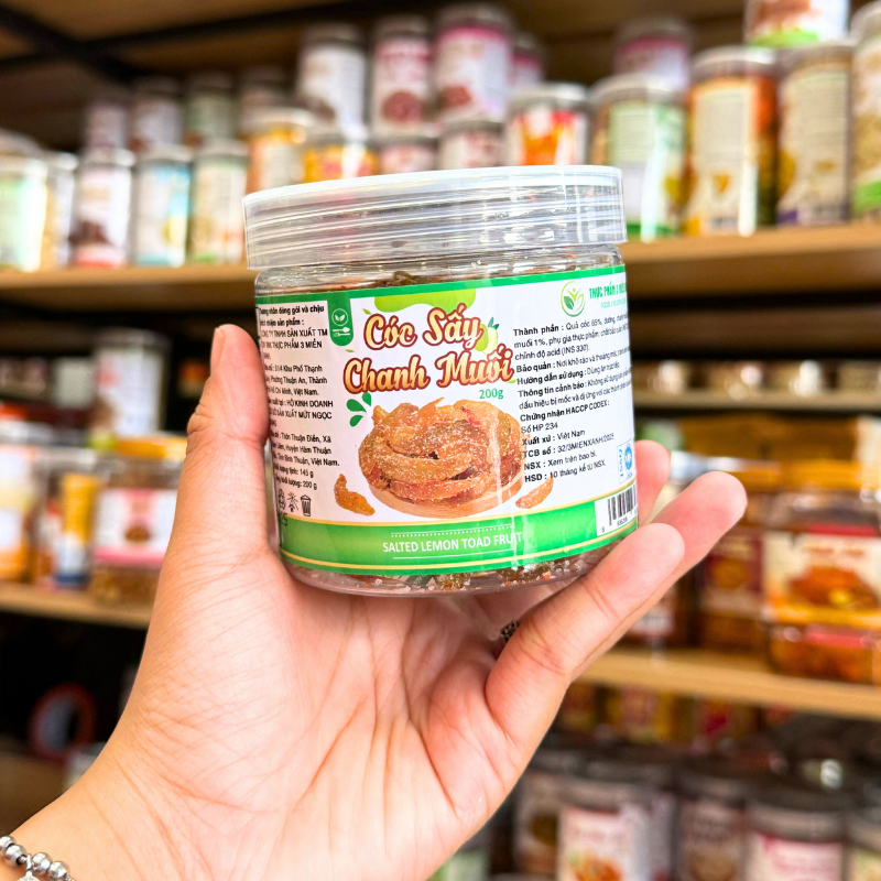 Cóc Sấy Chanh Muối Mini 200g Hộp PET