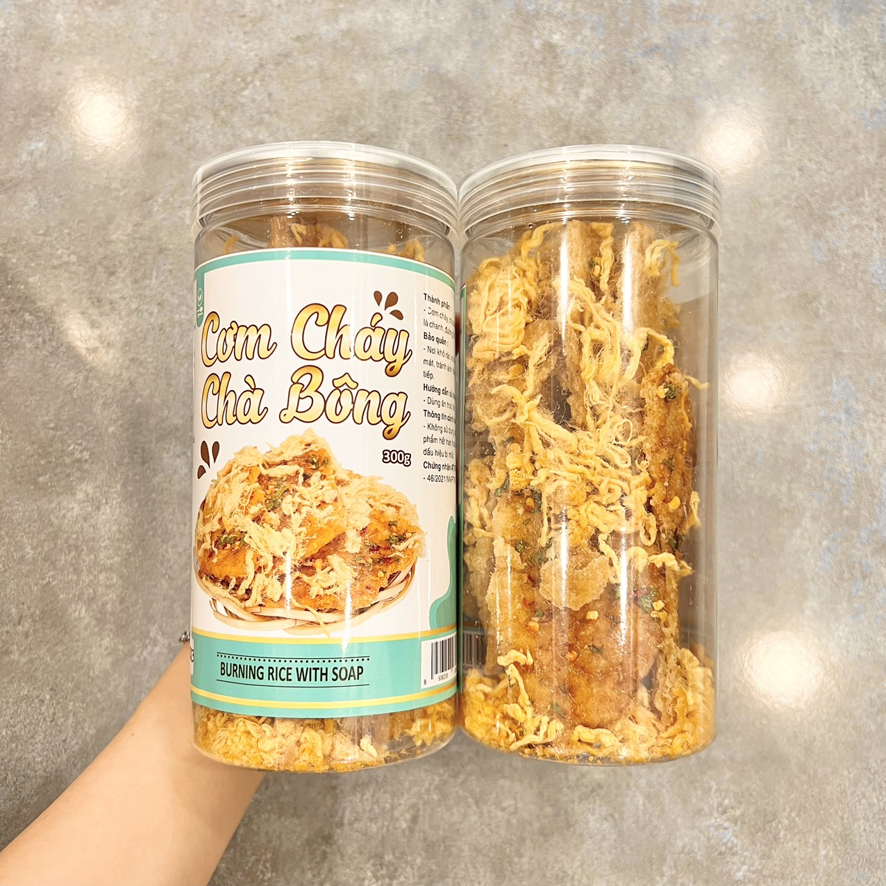 Cơm Cháy Chà Bông 300g Hộp