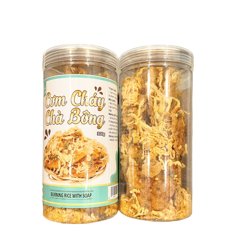 Khám phá Cơm Cháy Chà Bông Thơm Ngon 300g Hộp thuộc nhóm cơm cháy chà bông