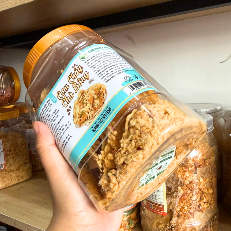 Cơm Cháy Chà Bông Hộp Lớn 500g