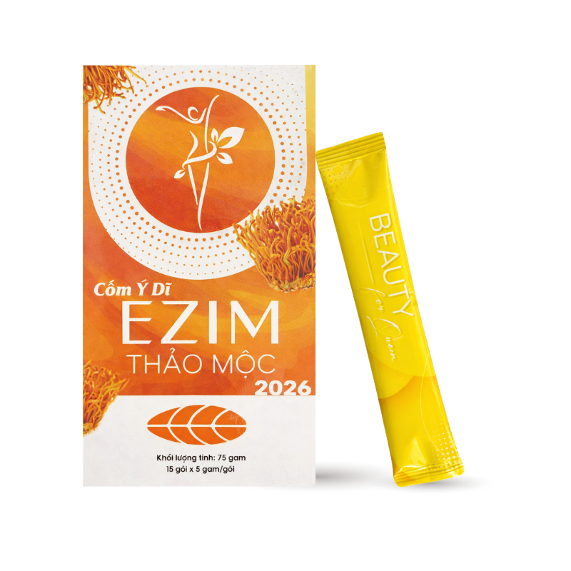 Cốm Ezim Thảo Mộc Hộp 15 gói - Phiên Bản Mới phù hợp để tham khảo khi chọn Thực phẩm chức năng