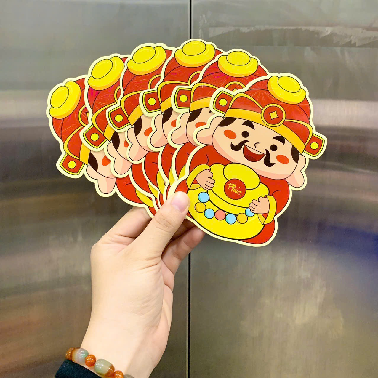 Hình ảnh Combo 10 Bao Lì Xì Chibi Tết Bính Ngọ 2026 trong bộ sưu tập Bao lì xì Tết