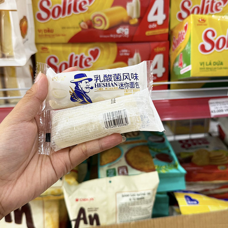Combo 10 Cái Bánh Mì Sữa Chua HESHAN Vị Nguyên Bản