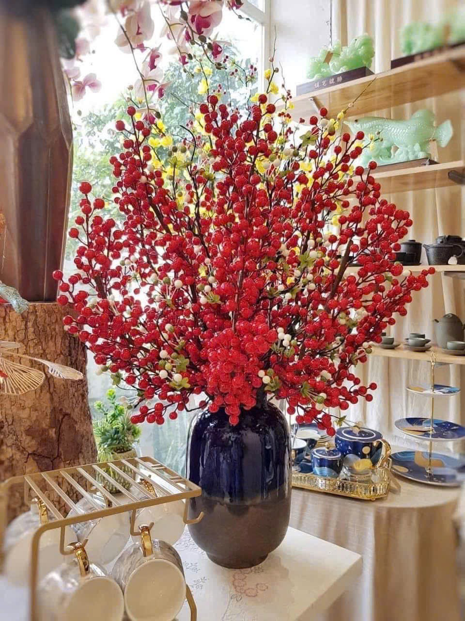 Gợi ý cắm số lượng lớn trong bình để tạo tán xòe rộng