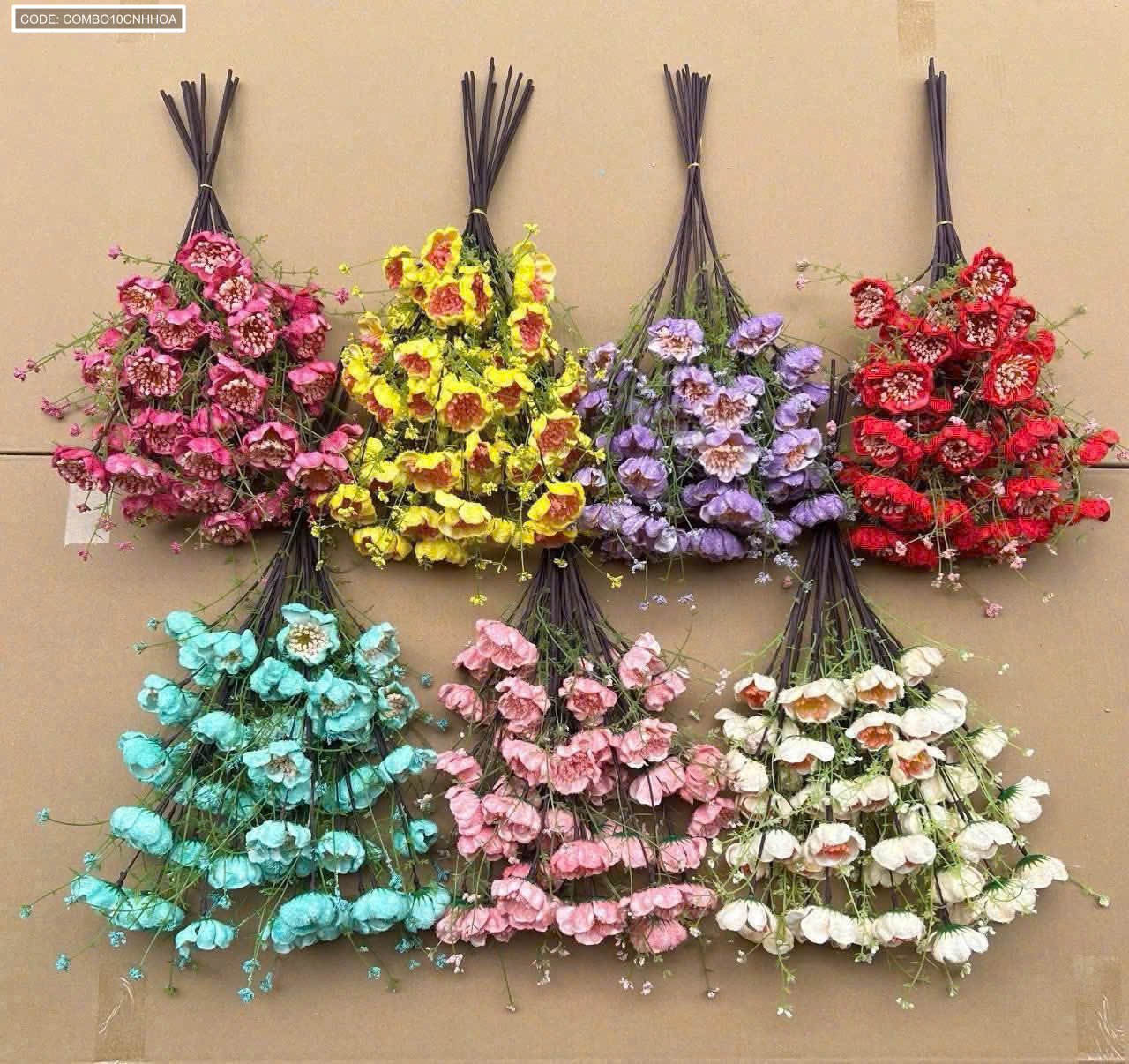 Các phối màu hoa trong cùng dòng sản phẩm