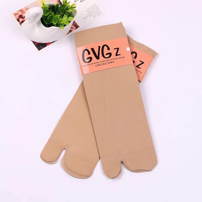 Combo 10 Đôi Tất Da Chân G.V.G Xỏ Ngón Dày Dặn