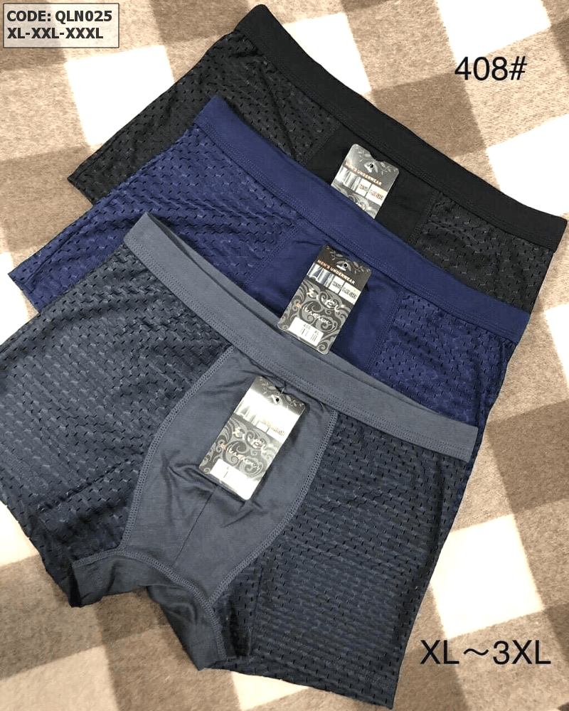 Combo 10 Quần Lót Đùi Nam Thông Hơi Size XL-XXXL