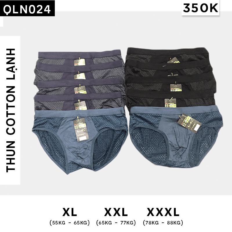 Hình minh họa combo 10 chiếc và bảng size theo cân nặng