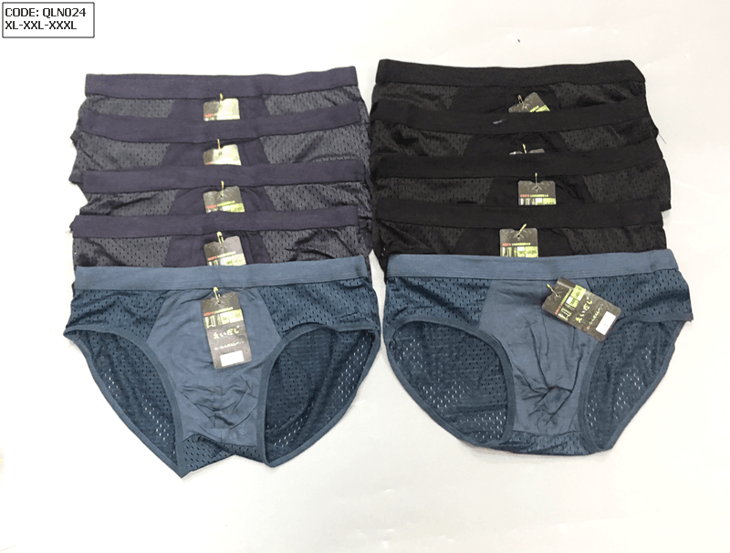 Combo 10 Quần Lót Nam Tam Giác Thông Hơi XL-XXXL