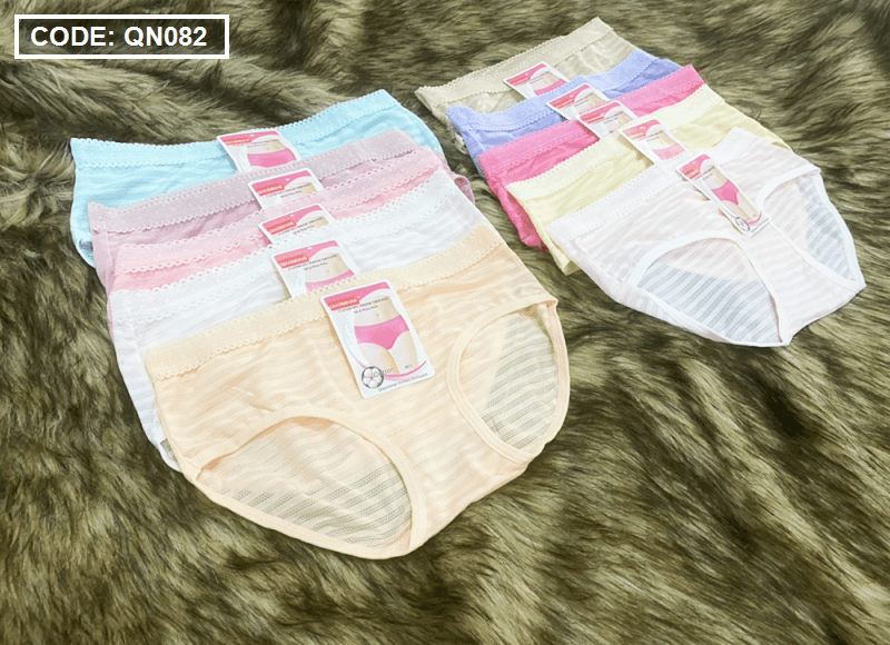 Combo 10 quần lót nữ thông hơi lưng ren