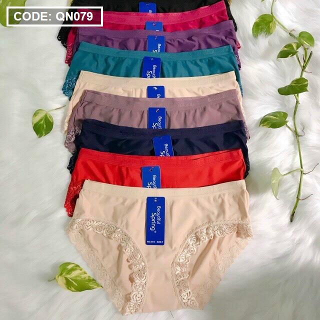 Nhiều màu trong cùng một combo với viền ren nổi bật