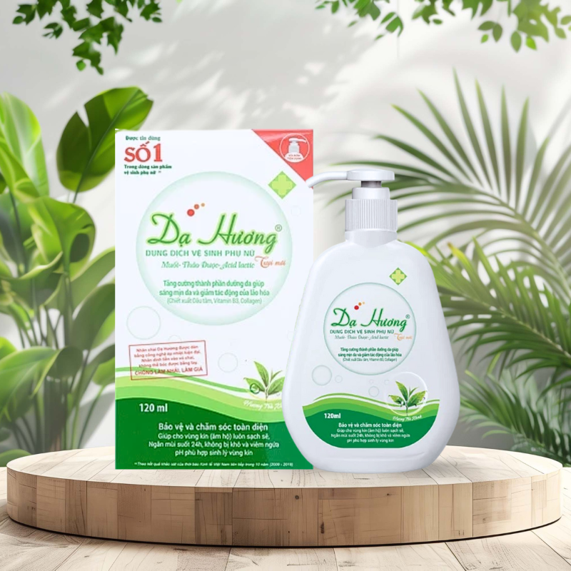 Combo 2 Chai Dung Dịch Vệ Sinh Dạ Hương 120ml (Chọn Mùi Lavender/Lô Hội/Trà Xanh)