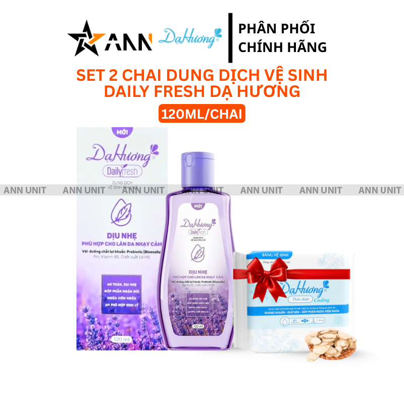 Hình bộ sản phẩm với quy cách set 2 chai 120ml/chai