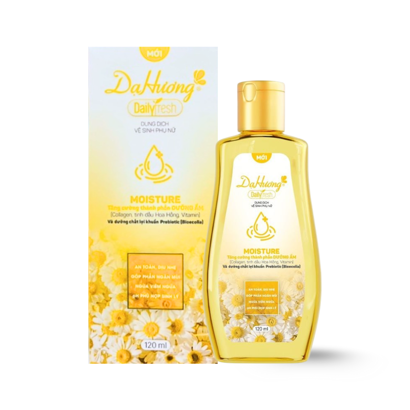 Combo 2 Chai Dung Dịch Vệ Sinh Dạ Hương Daily Fresh Moisture Màu Vàng 120ml/chai – một lựa chọn đáng tham khảo trong Dung dịch vệ sinh, dưỡng vùng kín