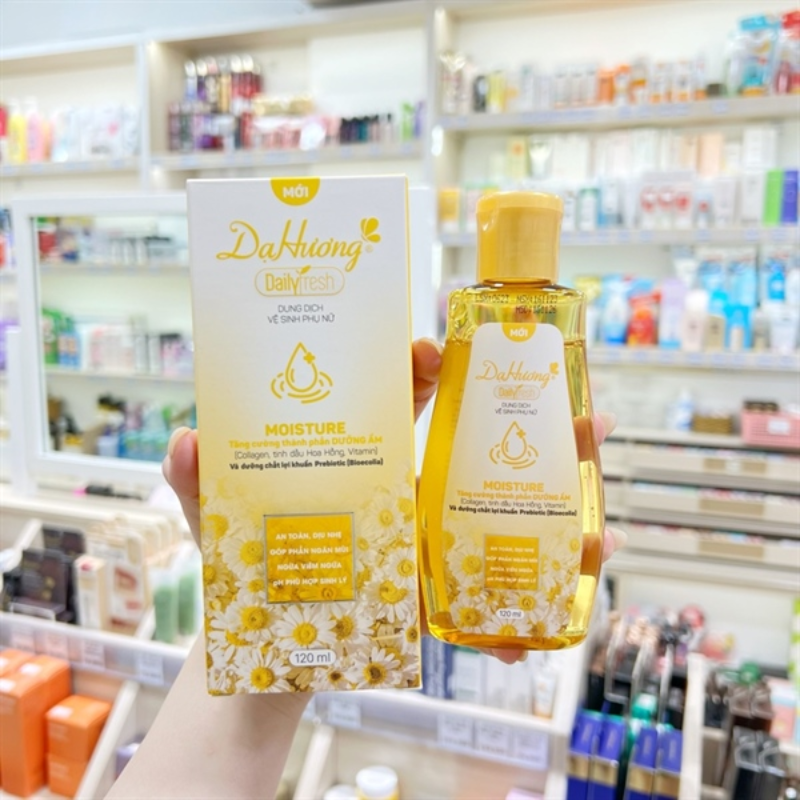 Combo 2 Chai Dung Dịch Vệ Sinh Dạ Hương Daily Fresh Moisture Màu Vàng 120ml/Chai