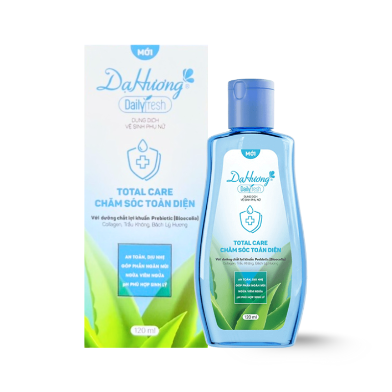 Khám phá Combo 2 Chai Dung Dịch Vệ Sinh Dạ Hương Daily Fresh Total Care Màu Xanh 120ml/chai thuộc nhóm dung dịch vệ sinh phụ nữ