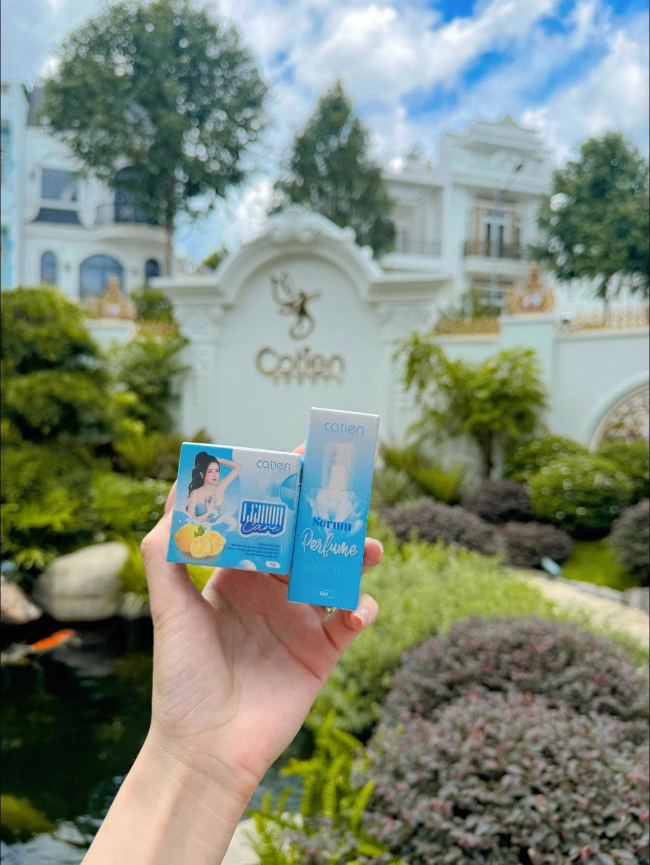 Combo 2 Hộp Kem Thâm Nách Lemon Care Màu Xanh Cotien Beauty Tặng Serum