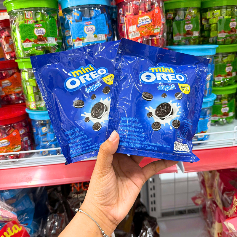 Combo 2 Túi Bánh Oreo Mini Vani Gói 58.4g phù hợp để tham khảo khi chọn oreo