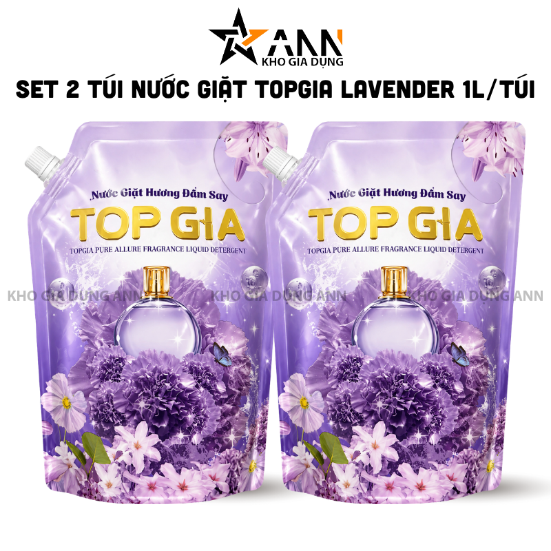 Hình ảnh trọn bộ combo 2 túi màu tím