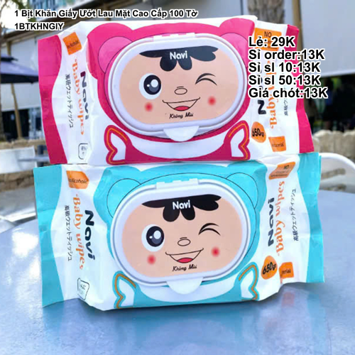 Thiết kế bịch có nắp bật, bao bì màu hồng và xanh
