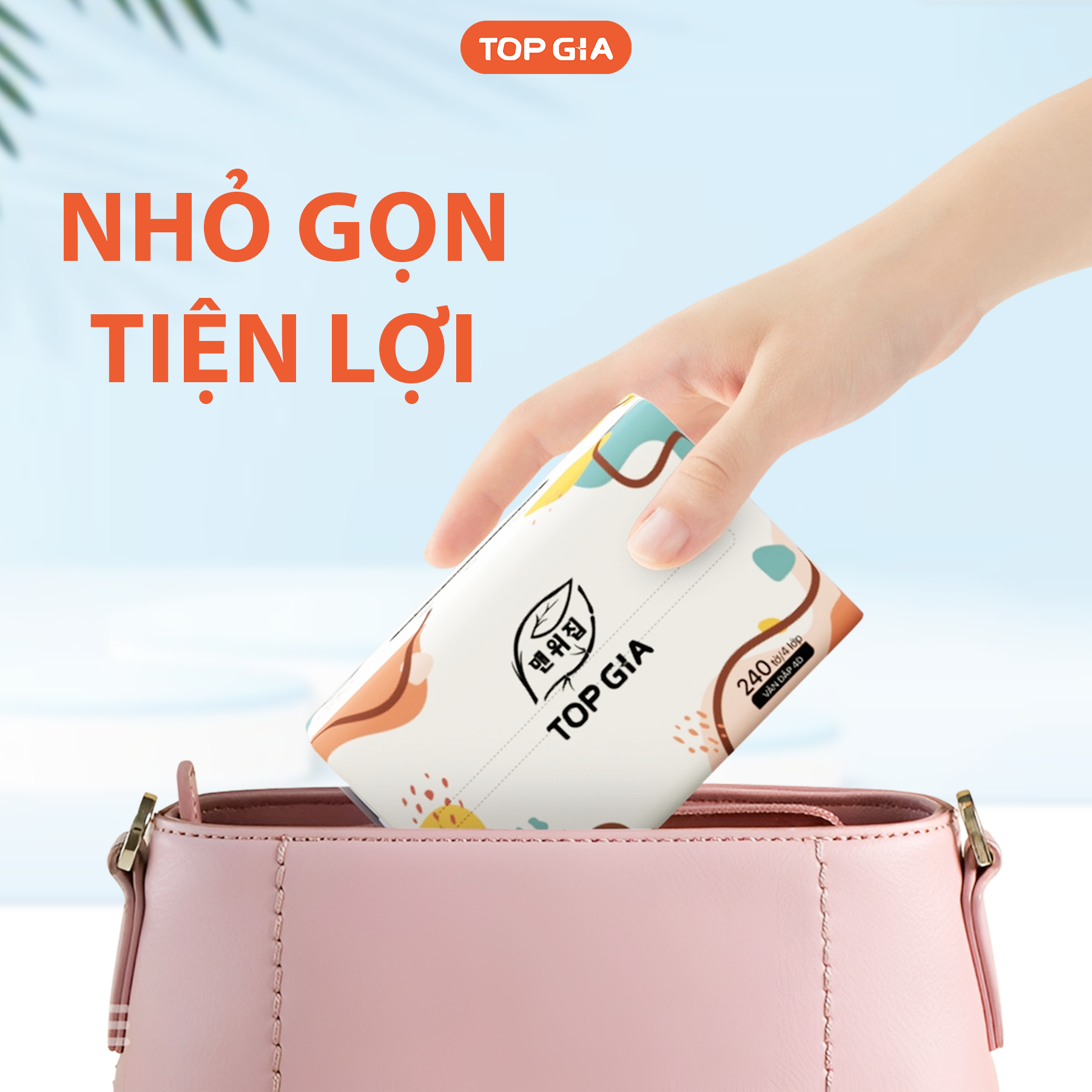 Combo 3 Gói Khăn Giấy Cao Cấp Đa Sắc Top Gia