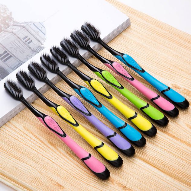Combo 5 Bàn Chải Đánh Răng Than Tre Marongyun Lông Mềm 21cm